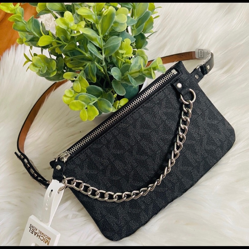 Michael Kors belt bag with Chain